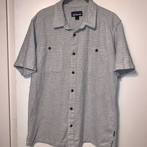 Men’s Patagonia Grey Button Down Shirt